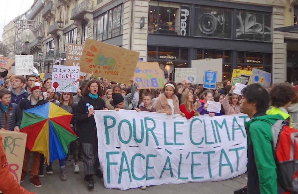 Les jeunes dans la rue pour défendre le climat